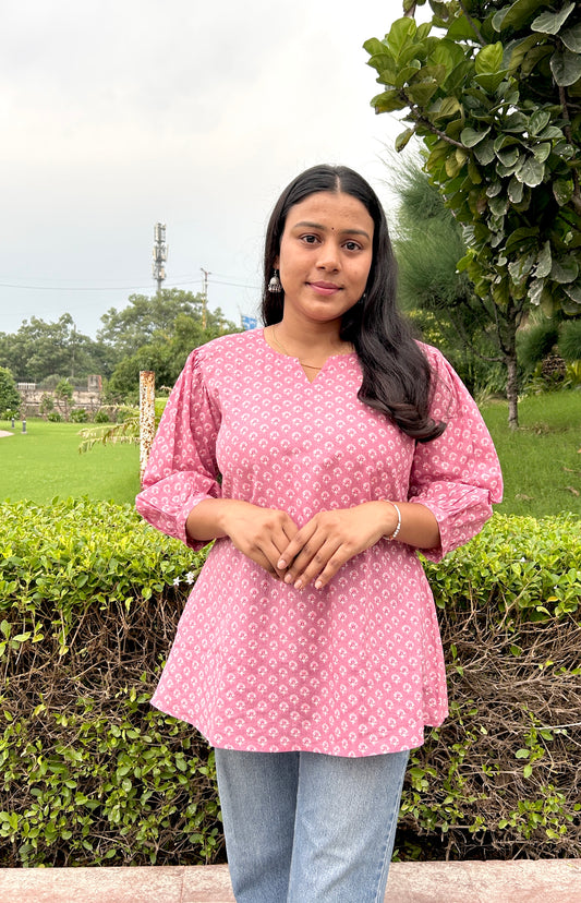 Gul-a-Phool Cotton Kurti