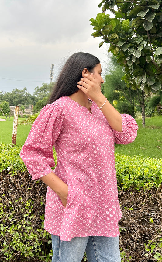 Gul-a-Phool Cotton Kurti