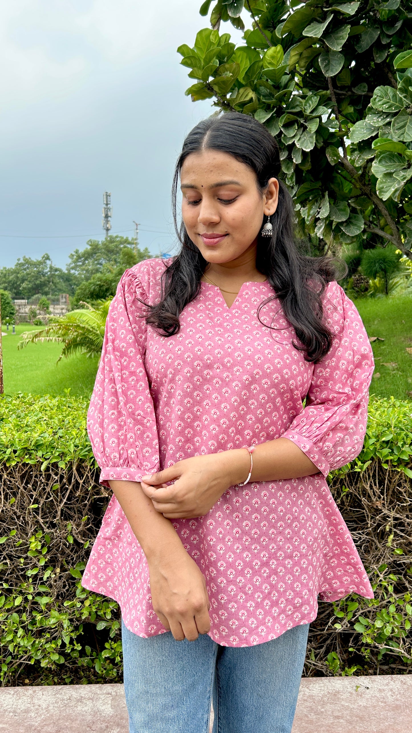 Gul-a-Phool Cotton Kurti